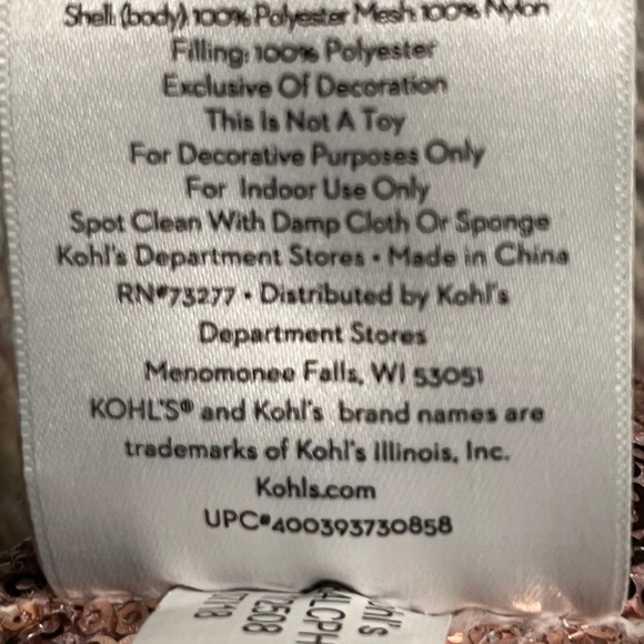 Cactus pillow with sequin trunk and fringe spikes. - Picture 5 of 7